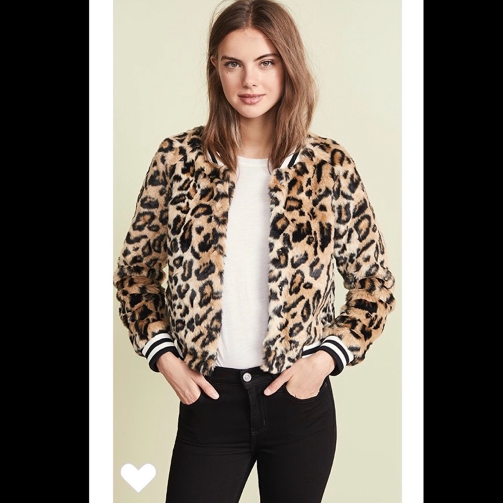B.B. Dakota Clever Girl Leopard Jacket